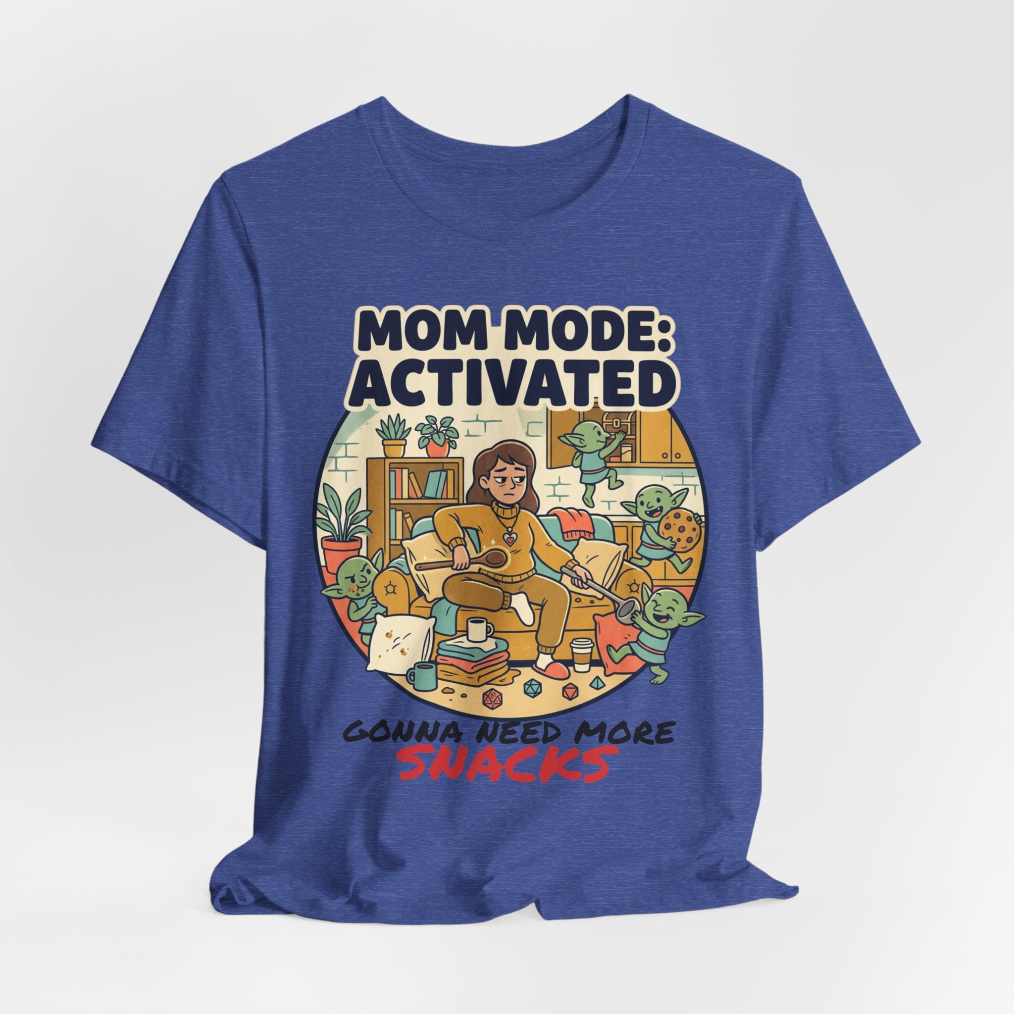 Mom Mode Activated T-Shirt – 'Gonna Need More Snacks' Funny Mother's Day Tee