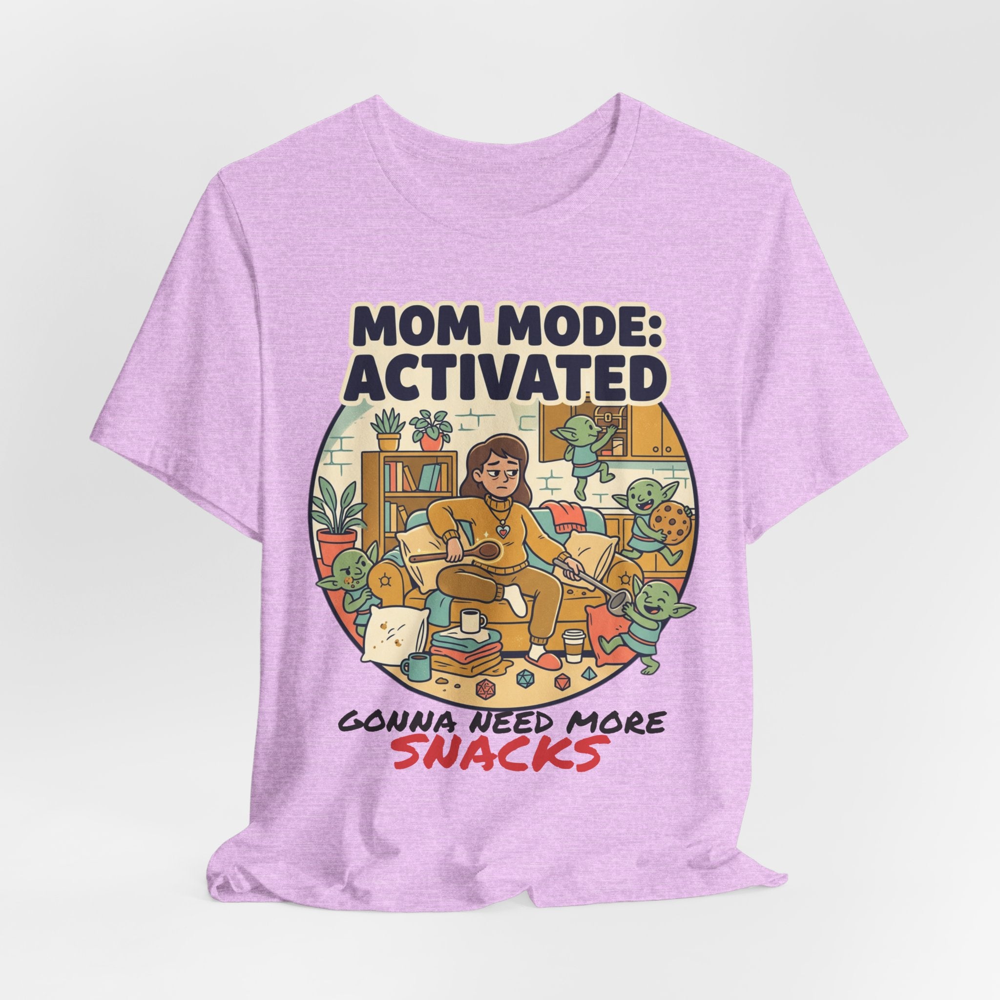 Mom Mode Activated T-Shirt – 'Gonna Need More Snacks' Funny Mother's Day Tee