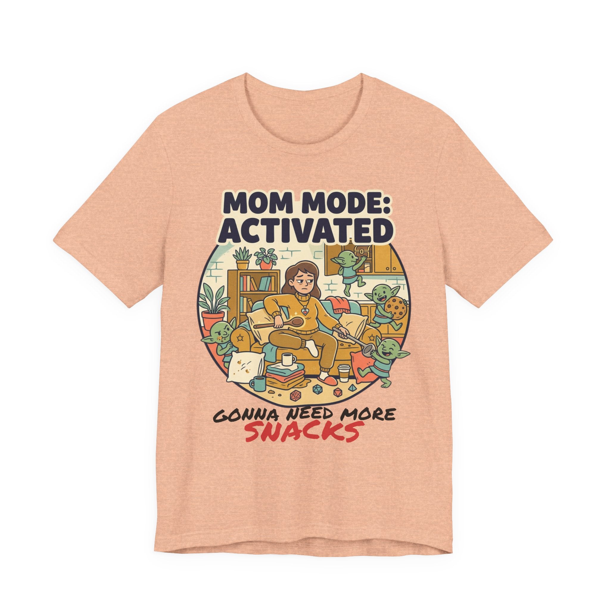 Mom Mode Activated T-Shirt – 'Gonna Need More Snacks' Funny Mother's Day Tee