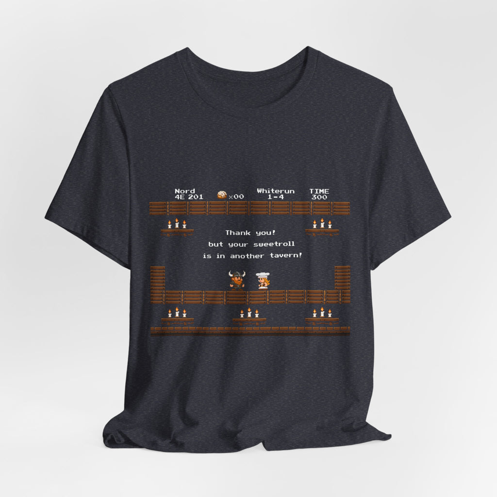 Tavern Crawl Whiterun Tee — Retro Pixel RPG Gaming Shirt ("Tavern Crawl 4E 201")