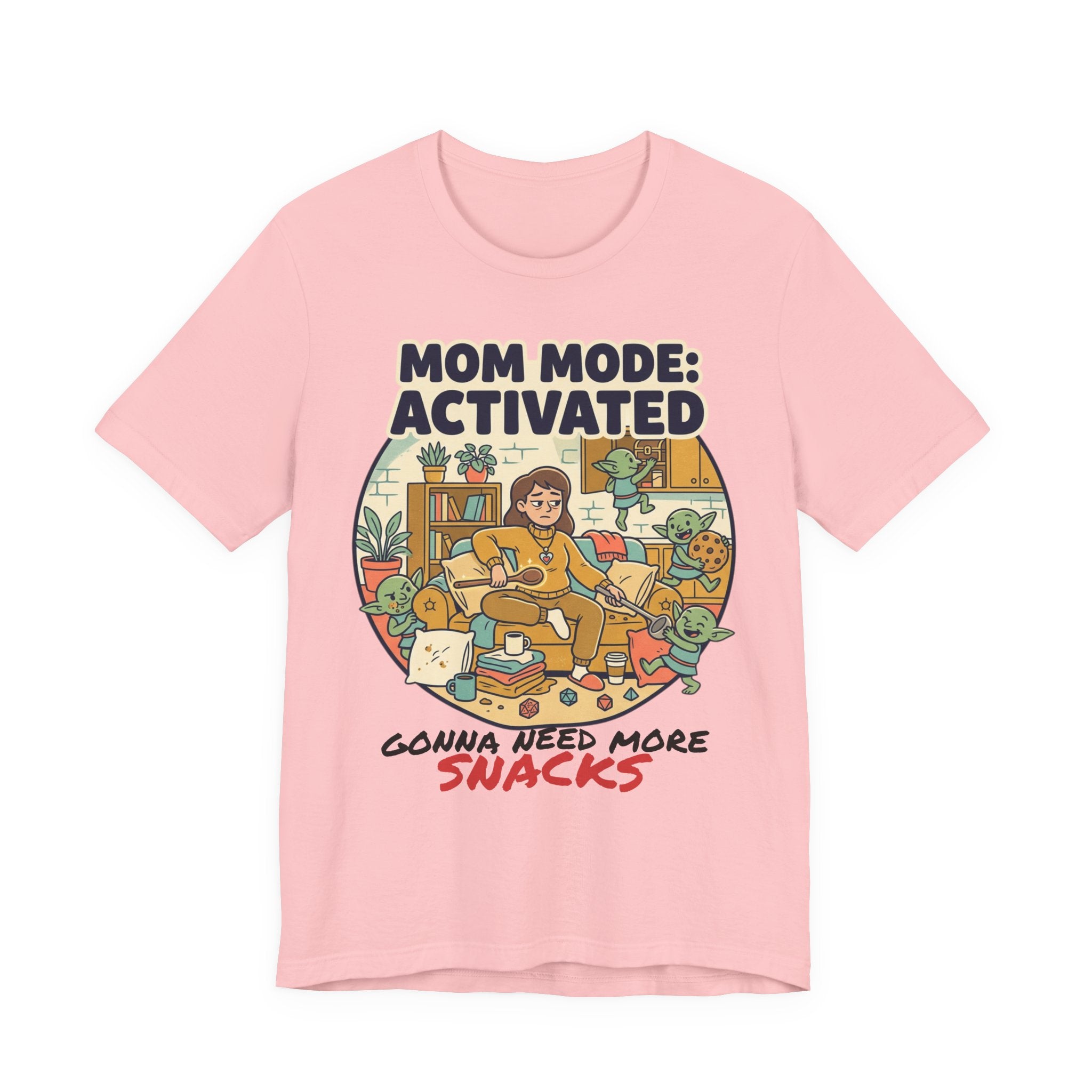 Mom Mode Activated T-Shirt – 'Gonna Need More Snacks' Funny Mother's Day Tee