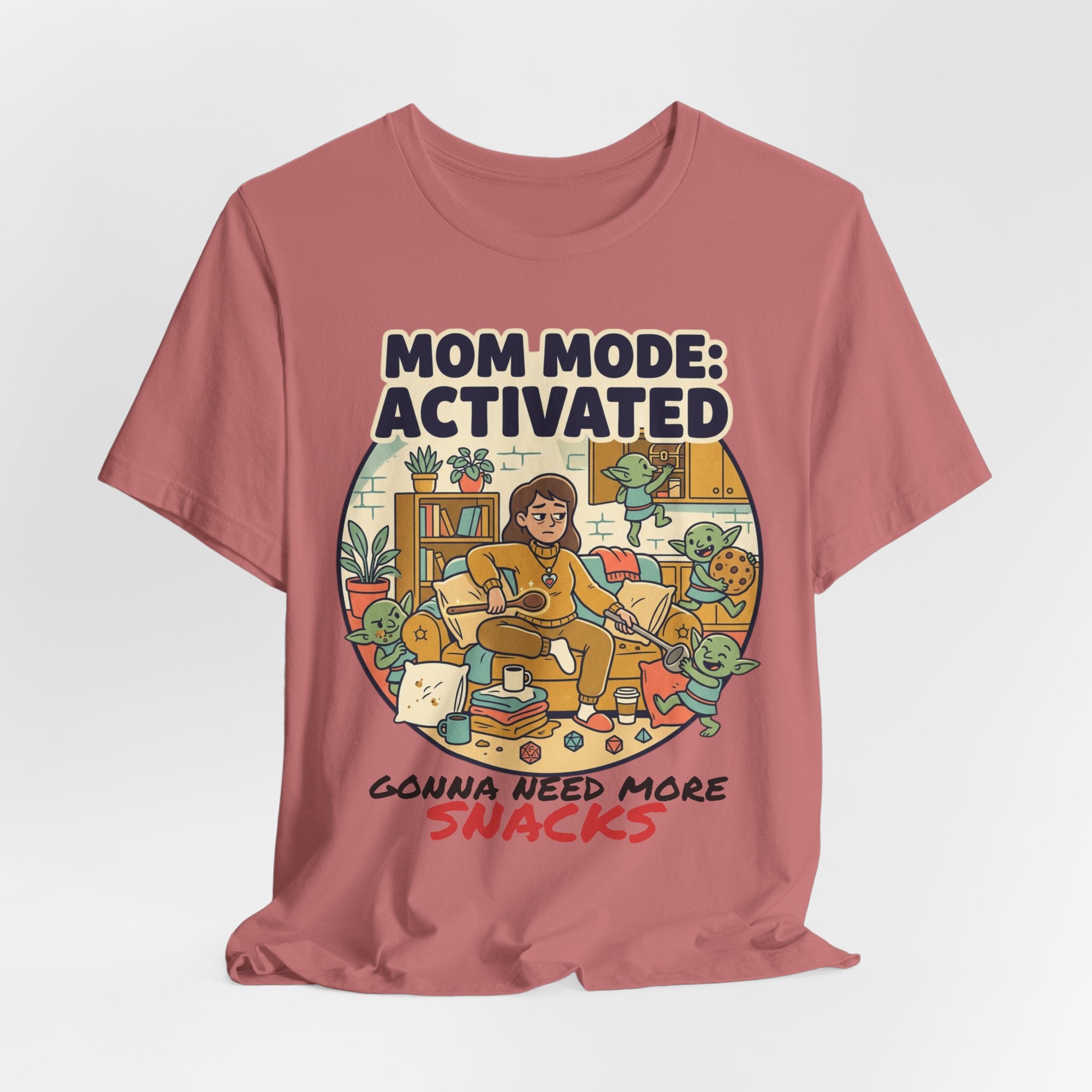 Mom Mode Activated T-Shirt – 'Gonna Need More Snacks' Funny Mother's Day Tee