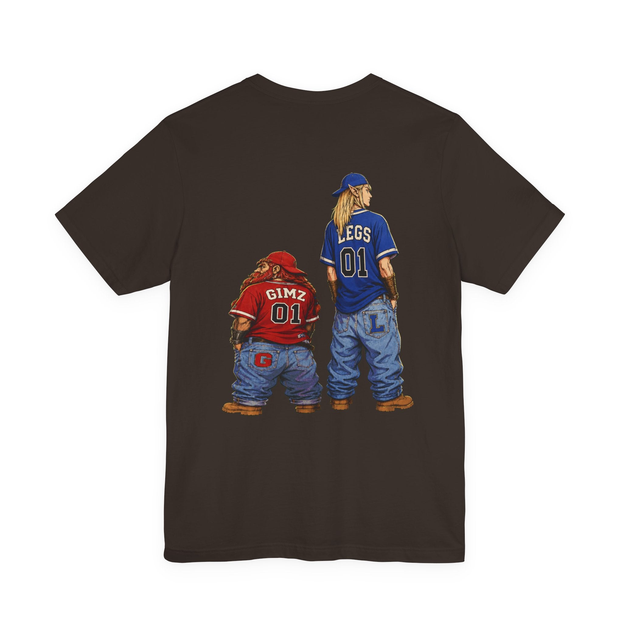 Graphic Tee — Lil Gimz & OG Legs Hip-Hop Cartoon LOTR T-Shirt