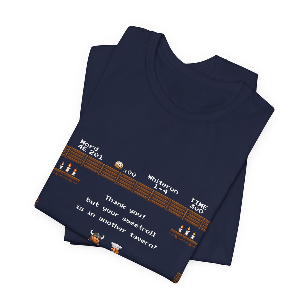 Tavern Crawl Whiterun Tee — Retro Pixel RPG Gaming Shirt ("Tavern Crawl 4E 201")