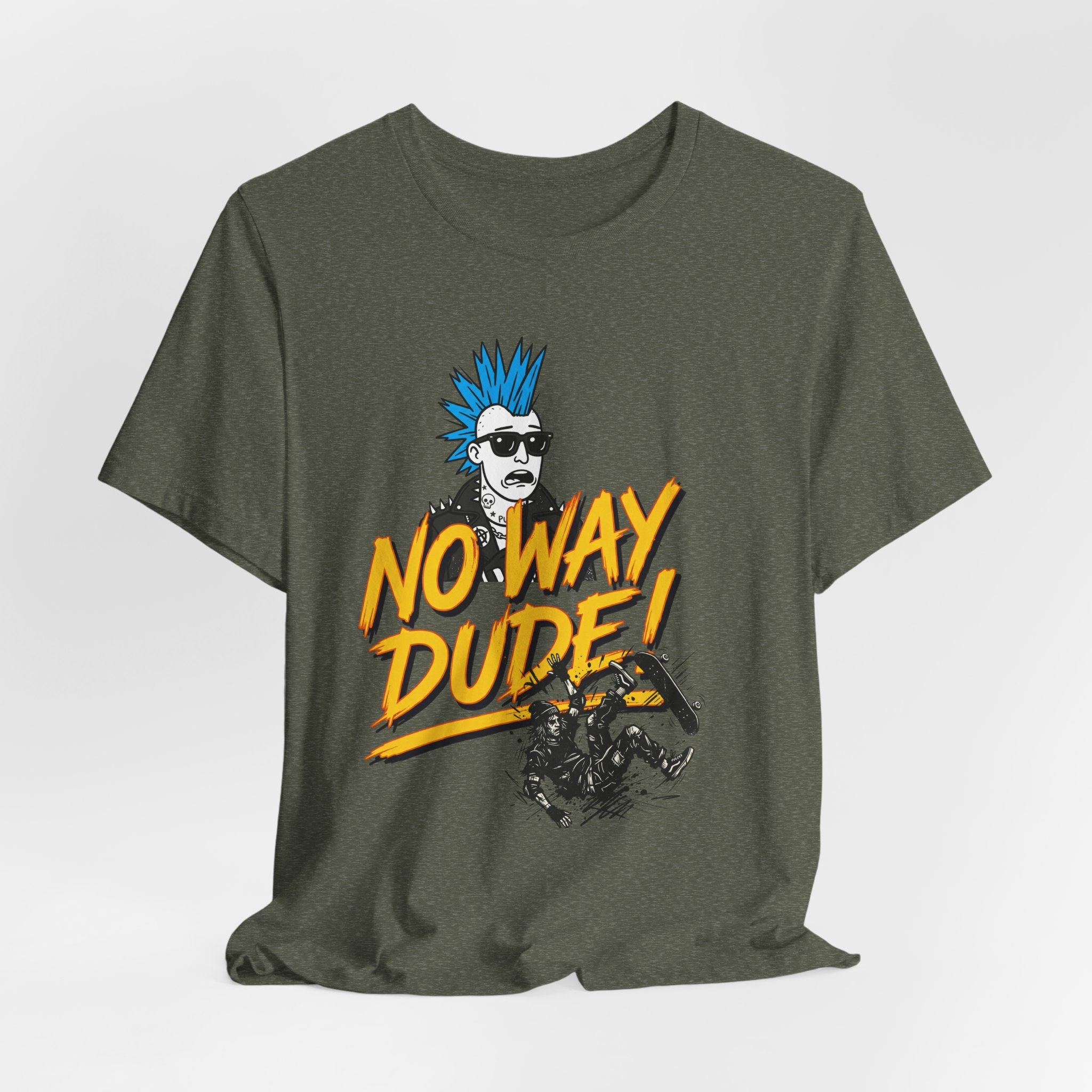 No Way Dude - Retro Gamer - Skate Or Die T-Shirt