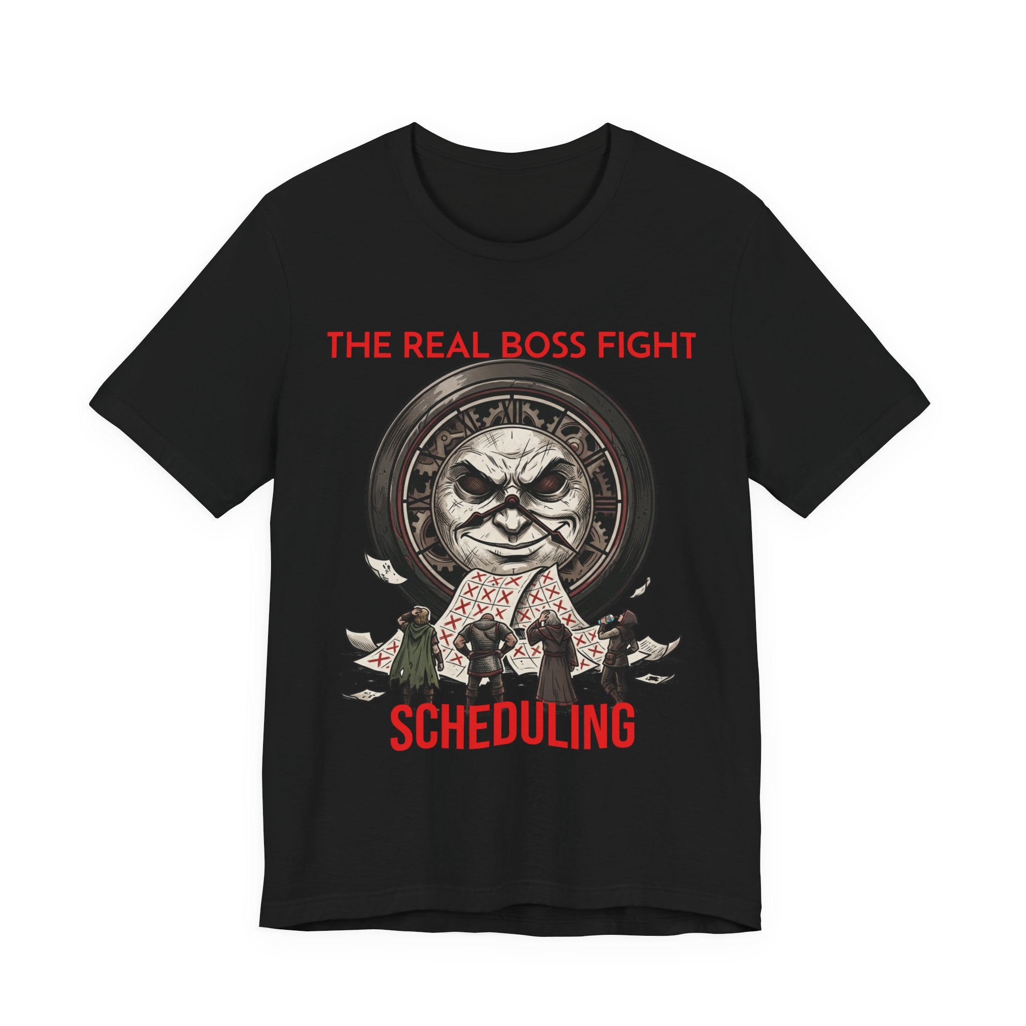 The Real Boss Fight: Scheduling T‑Shirt
