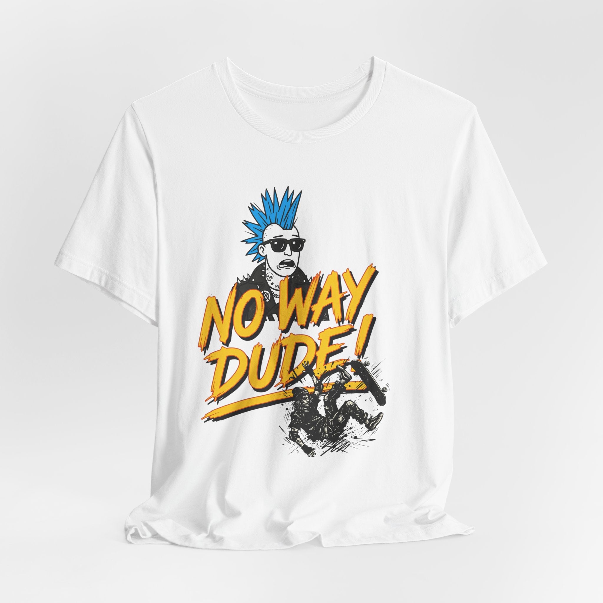No Way Dude - Retro Gamer - Skate Or Die T-Shirt