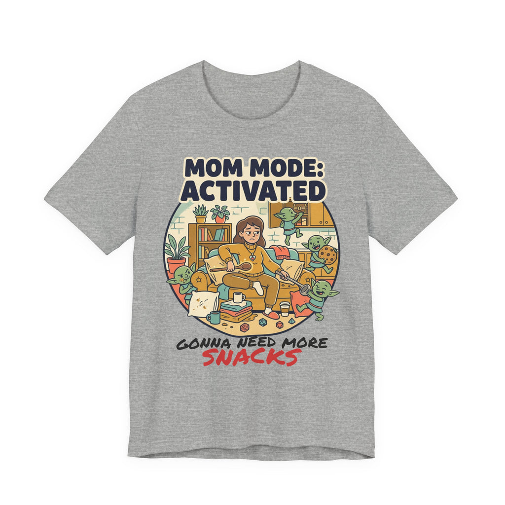 Mom Mode Activated T-Shirt – 'Gonna Need More Snacks' Funny Mother's Day Tee