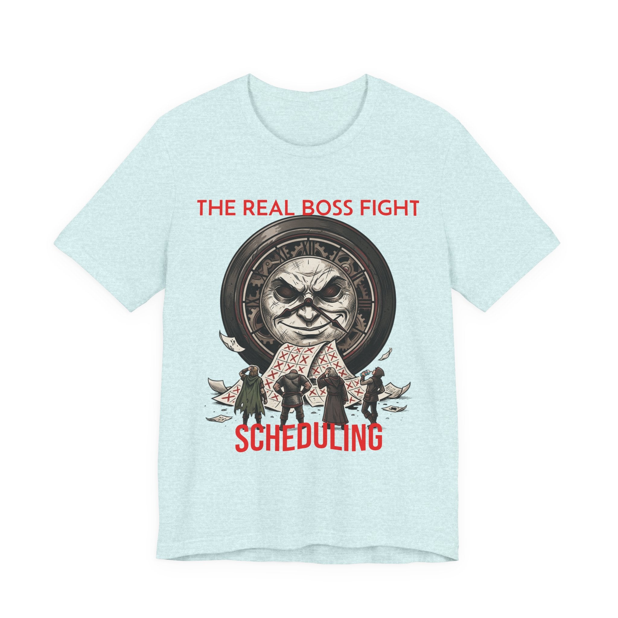 The Real Boss Fight: Scheduling T‑Shirt