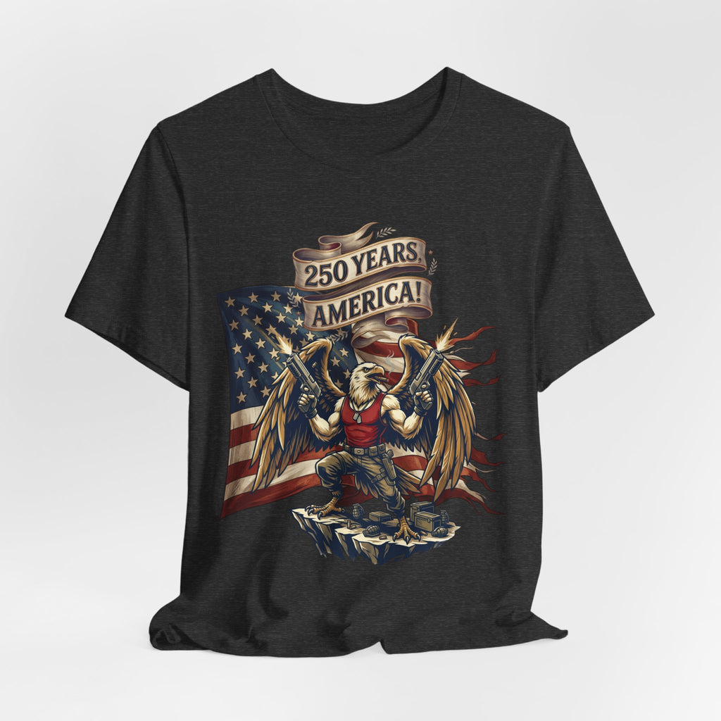 250 Years American Eagle T-Shirt — Patriotic USA Flag Tee