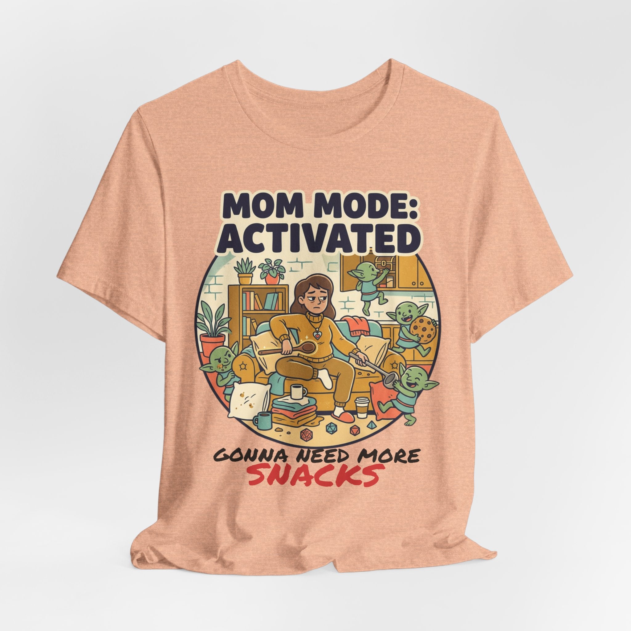 Mom Mode Activated T-Shirt – 'Gonna Need More Snacks' Funny Mother's Day Tee