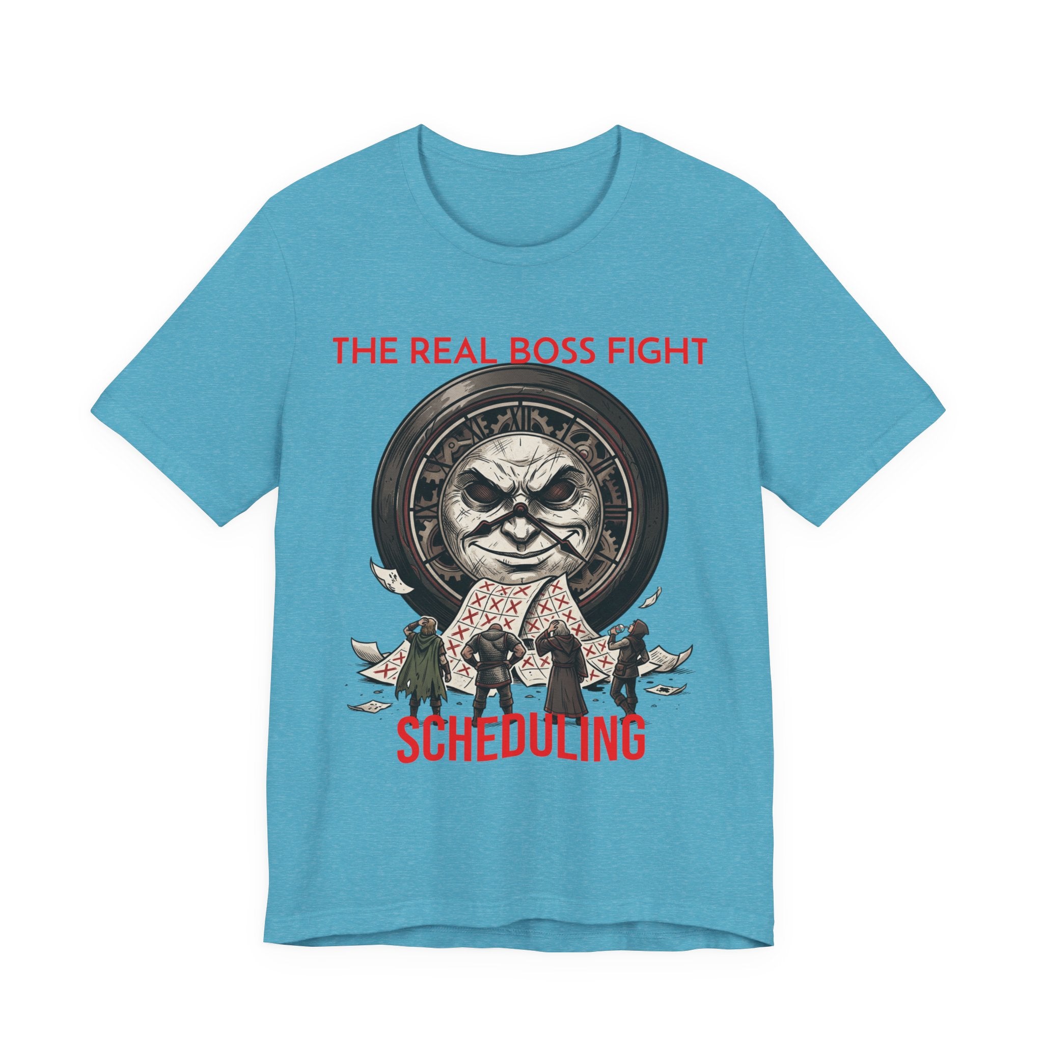 The Real Boss Fight: Scheduling T‑Shirt