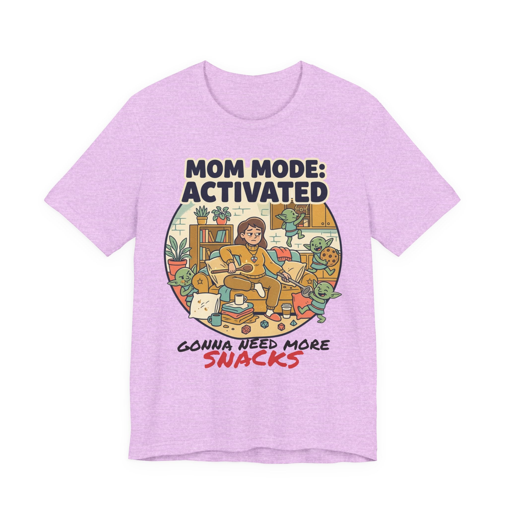 Mom Mode Activated T-Shirt – 'Gonna Need More Snacks' Funny Mother's Day Tee