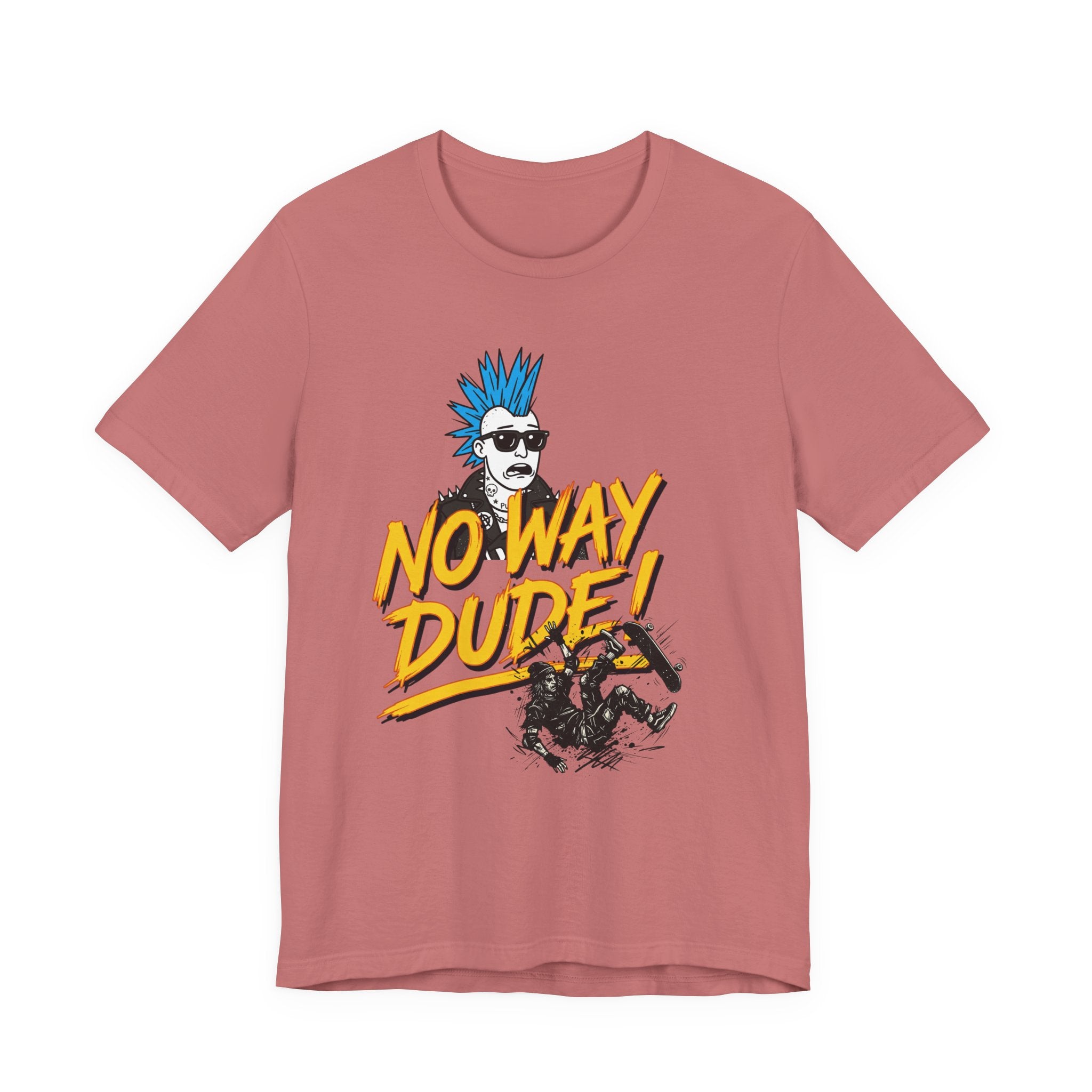 No Way Dude - Retro Gamer - Skate Or Die T-Shirt
