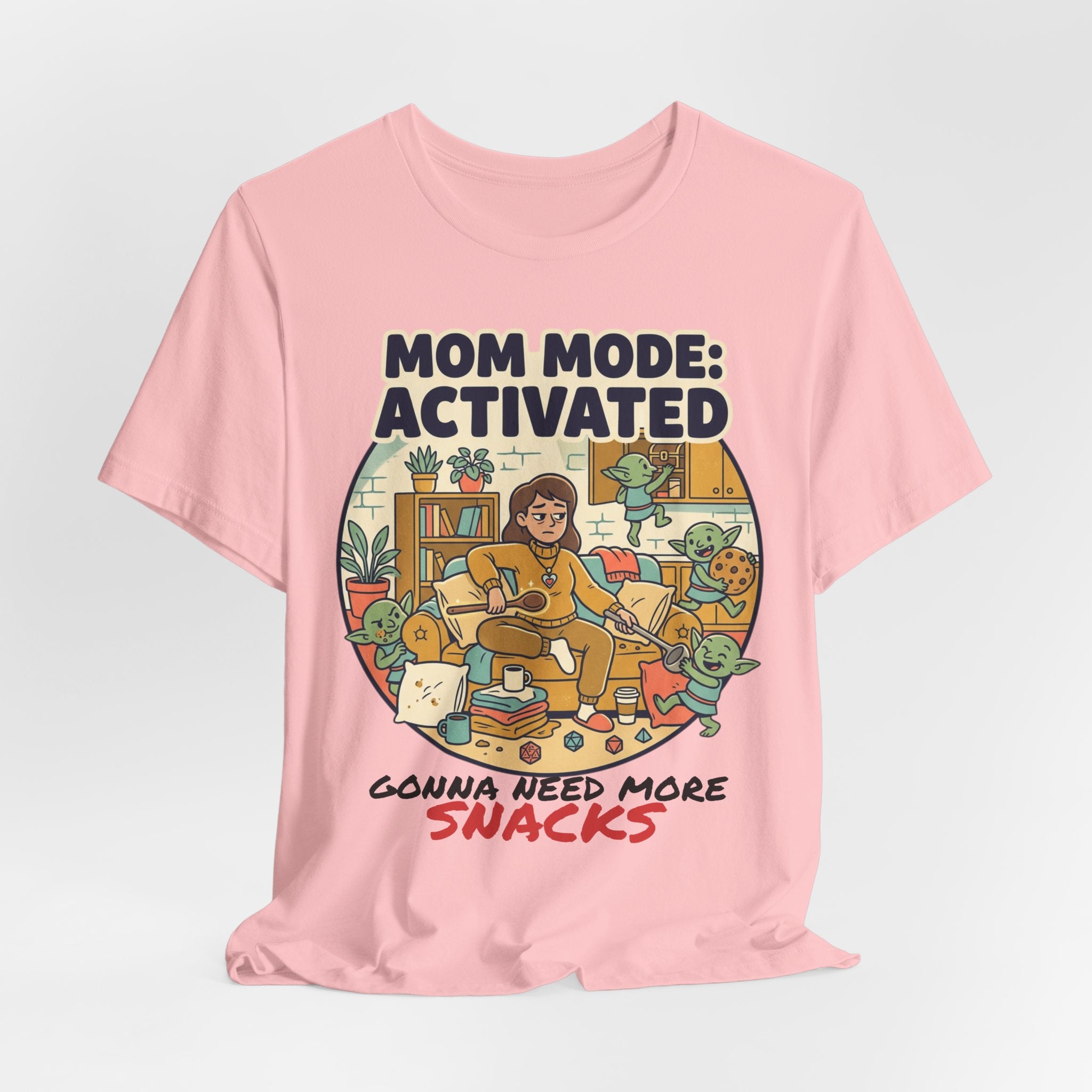 Mom Mode Activated T-Shirt – 'Gonna Need More Snacks' Funny Mother's Day Tee