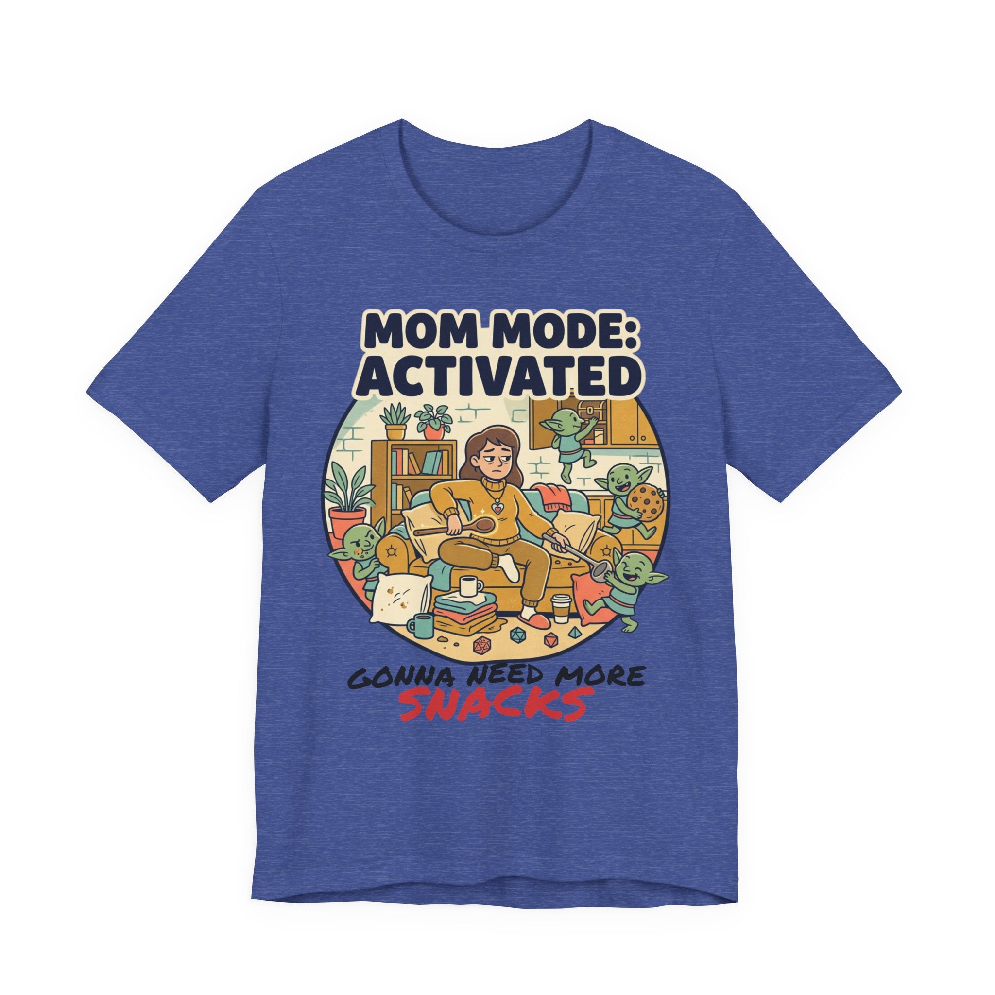 Mom Mode Activated T-Shirt – 'Gonna Need More Snacks' Funny Mother's Day Tee