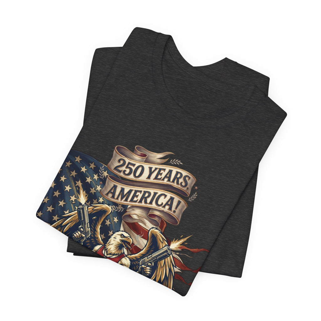250 Years American Eagle T-Shirt — Patriotic USA Flag Tee
