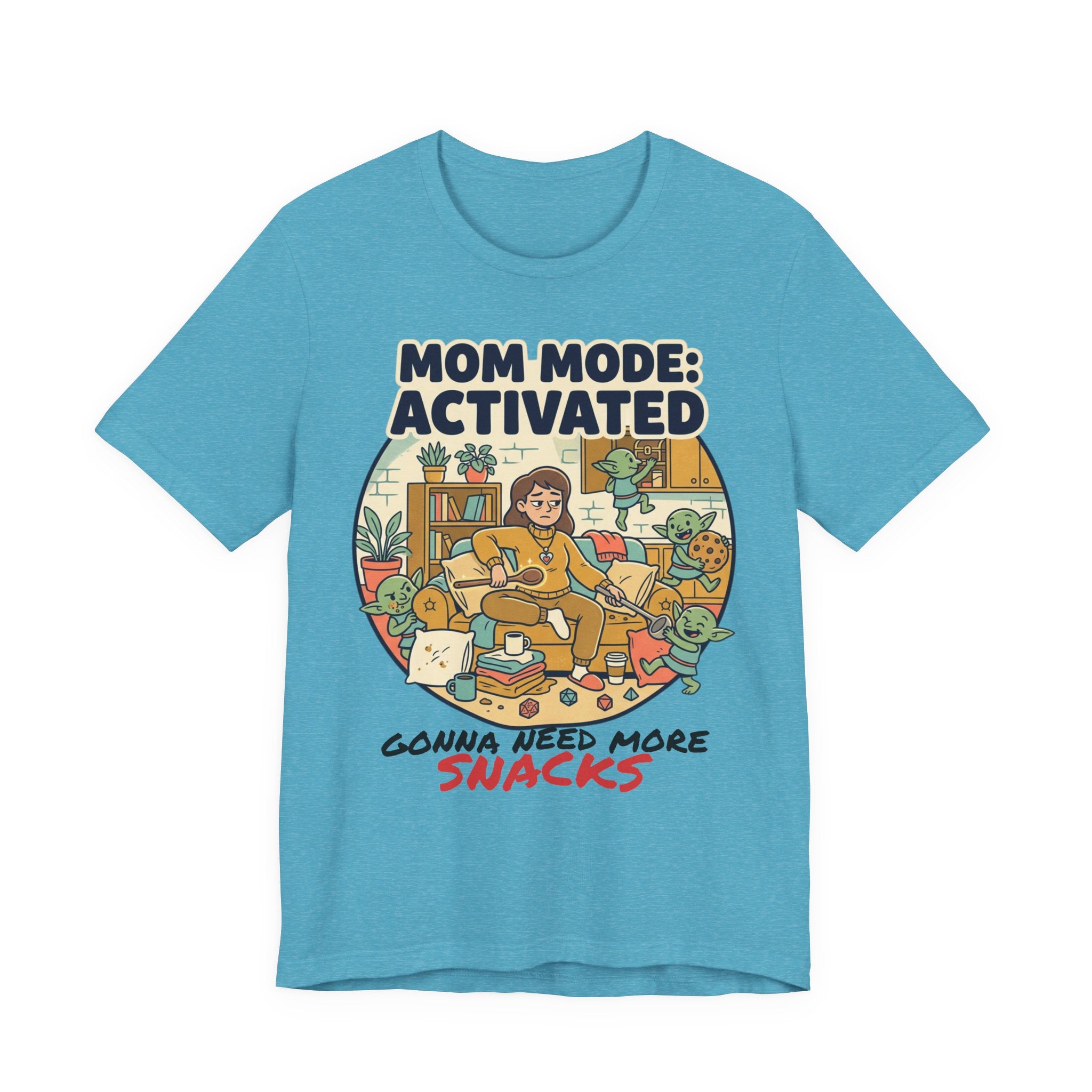 Mom Mode Activated T-Shirt – 'Gonna Need More Snacks' Funny Mother's Day Tee