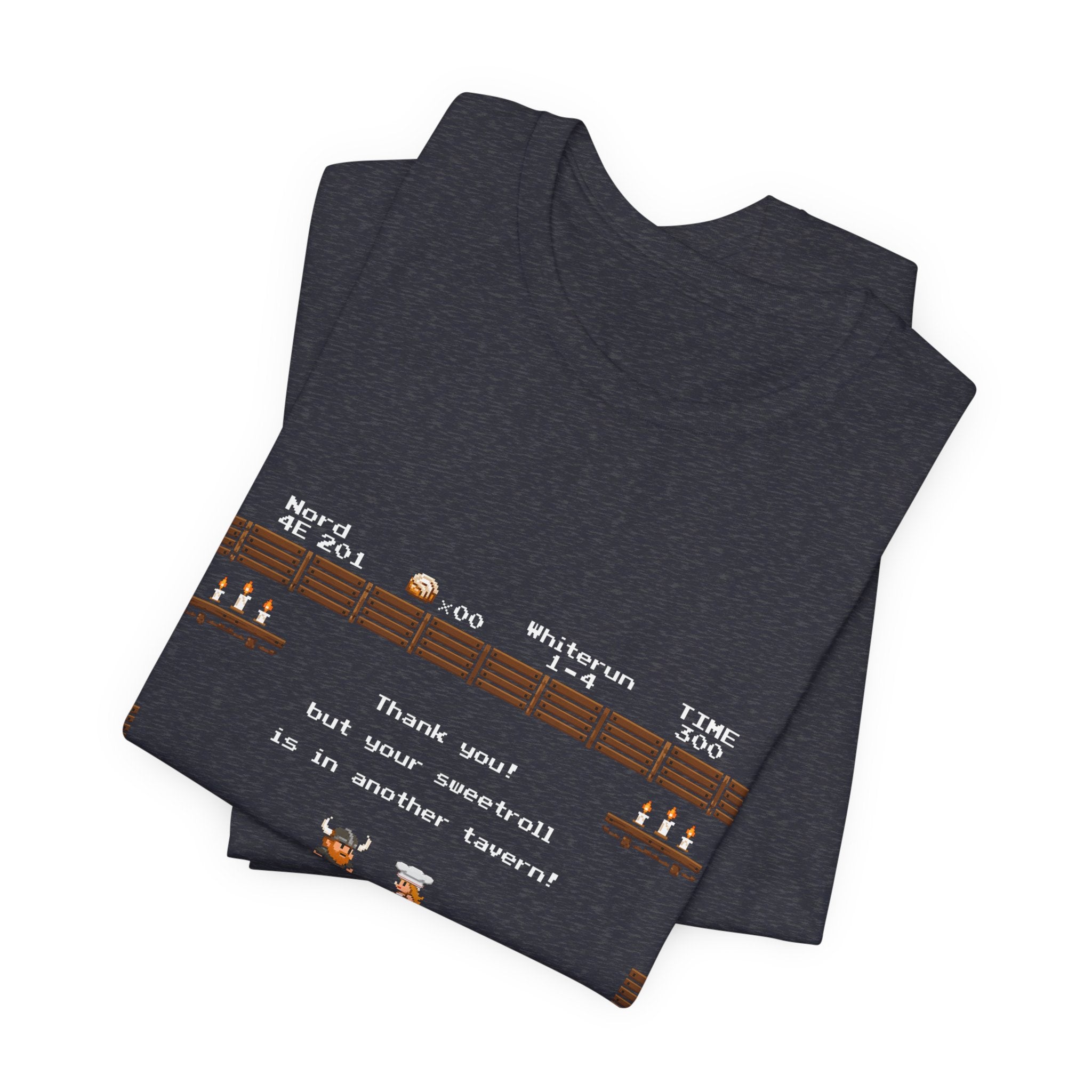 Tavern Crawl Whiterun Tee — Retro Pixel RPG Gaming Shirt ("Tavern Crawl 4E 201")
