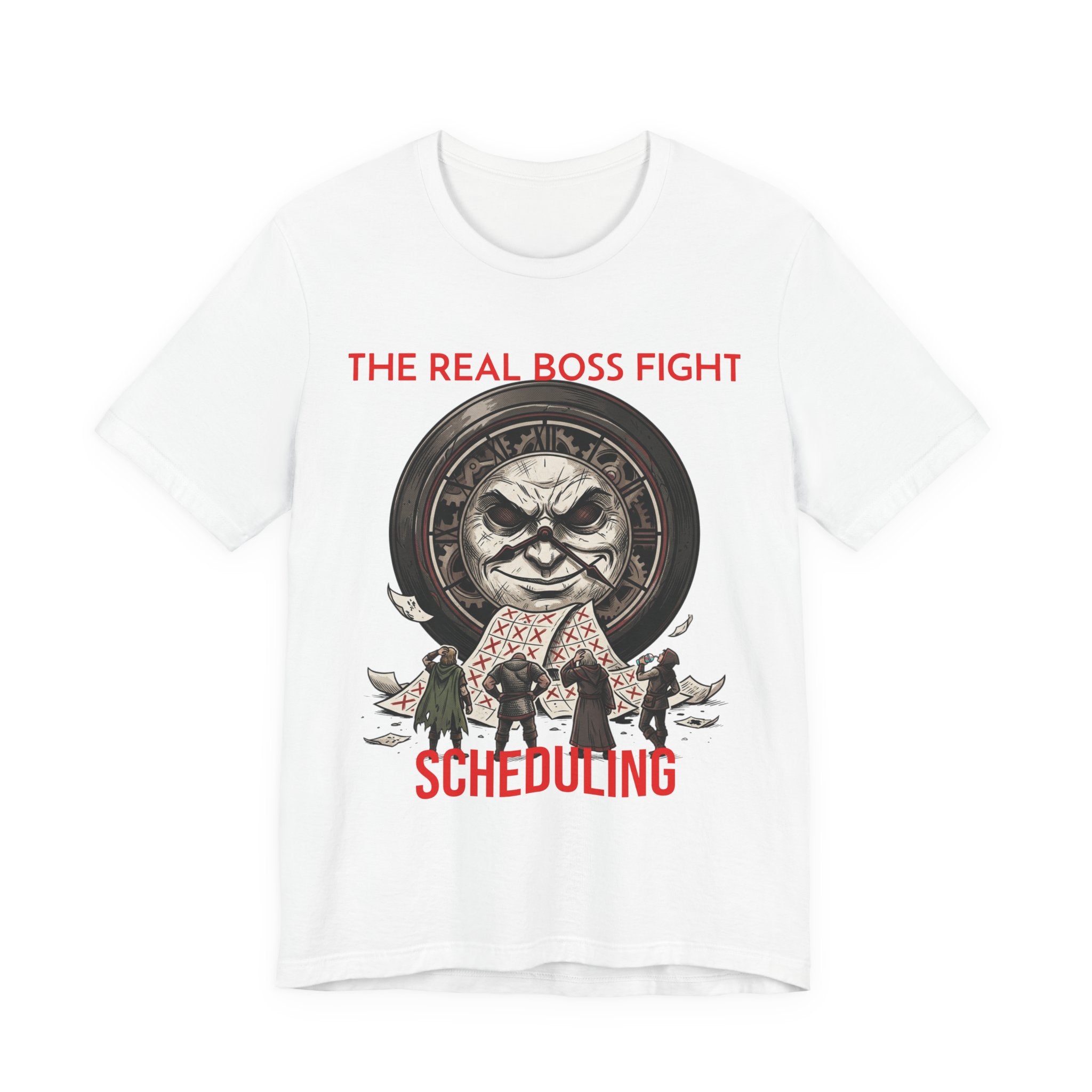 The Real Boss Fight: Scheduling T‑Shirt